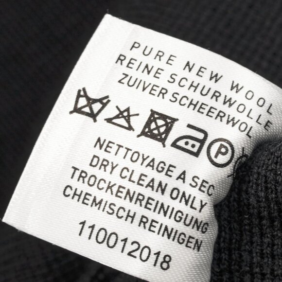 Saint James Black Wool Collared Cardigan - Picture 12 of 12